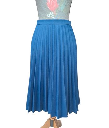 Jupe plissée bleue 38