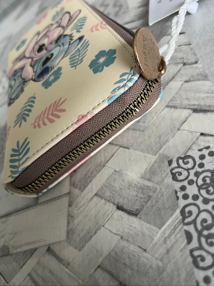 Porte-monnaie/feuille Stitch et Angel - photo numéro 3