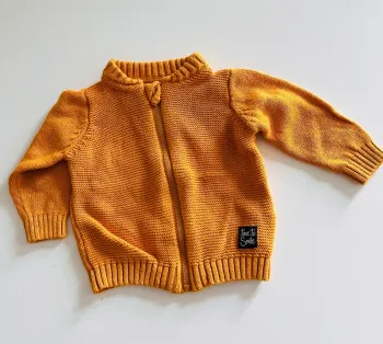 Gilet zippe jaune