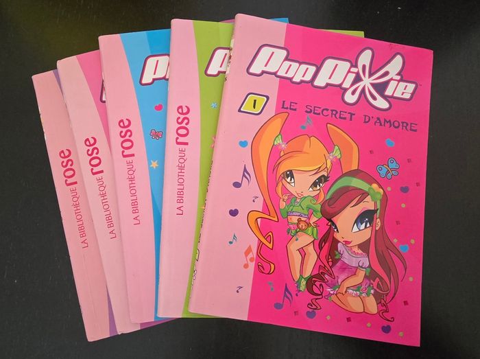Lot de 5 livres pop pixie