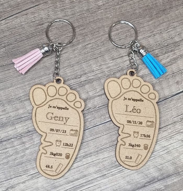 Porte clé "Premiers Pas"