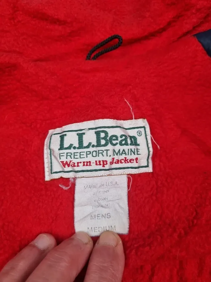 Doudoune bleu L.L. Bean – Taille M Homme (mesures en photos) - photo numéro 4
