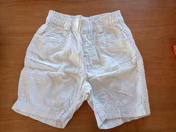 Short blanc garçon Nky 4 ans 