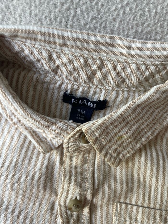 Ensemble 3 pièces cargo avec chemise et son pull torsadé - photo numéro 3