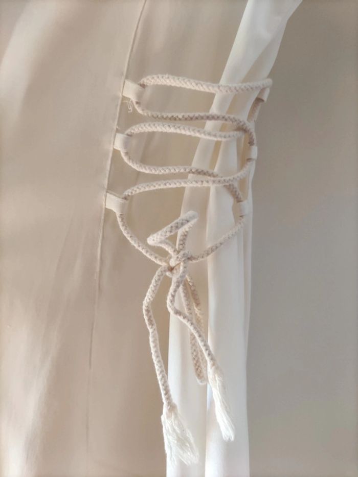 Tunique blanche été chic cérémonie - photo numéro 4