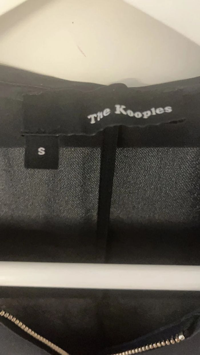 Blouse en soie The Kooples noire XS - photo numéro 2