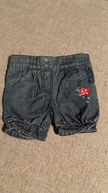 Corsaire jeans bébé fille 3m