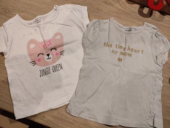 Lot de deux t-shirt 18 mois