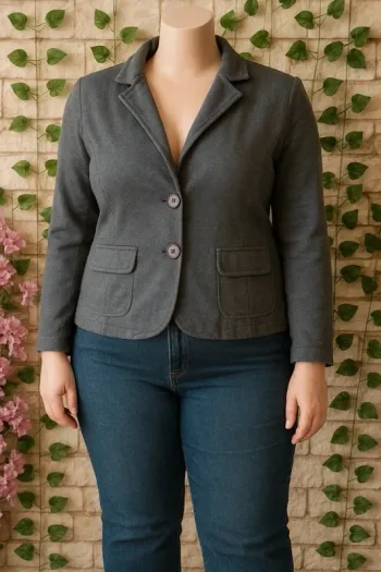 🌸Veste Grise Style Blazer Musthave Taille 40🌸