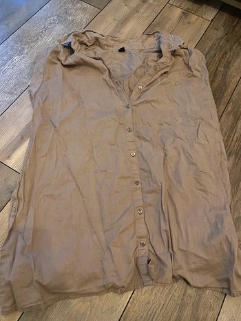 Chemise brune sans manches Pimkie 44