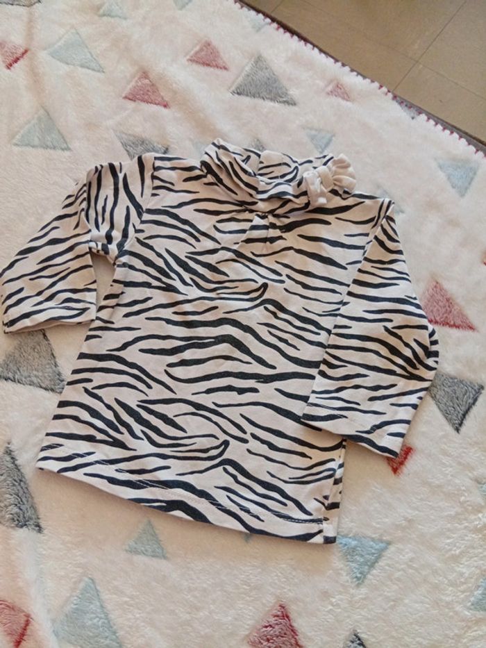 T-shirt rayure zèbre