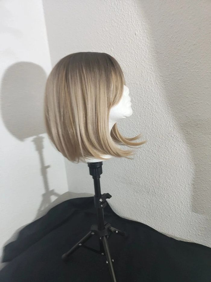 🎀 Promo 🎀 Perruque Naturelle Blond Ombré Glamour - photo numéro 16