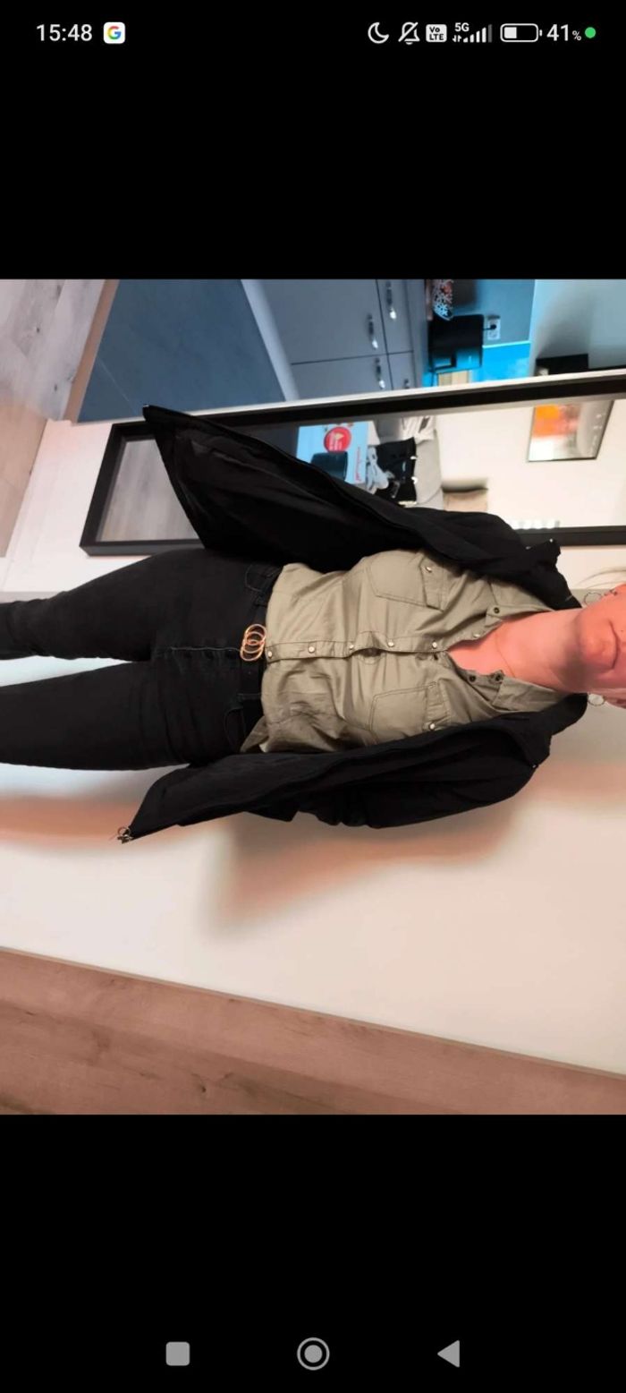 🖤 Coupe-vent noir femme Basic One – Taille L (40) - photo numéro 5