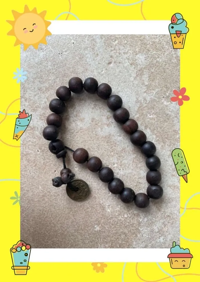 Collier marron - photo numéro 3