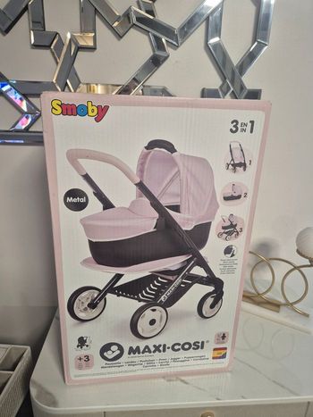 Smoby - Poussette+ Landeau Maxi-Cosi