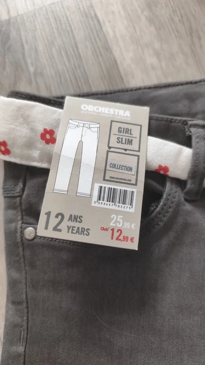 Jeans Fille 12 ans - photo numéro 2