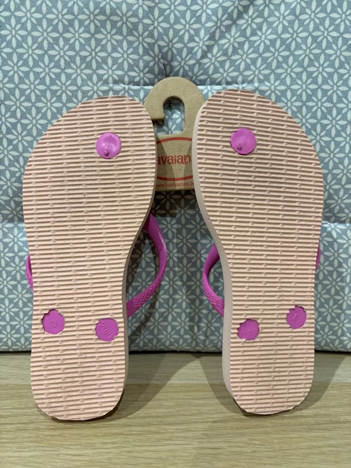Paire de Claquettes "Flamant Rose" Pointure 31 / 32 - photo numéro 2