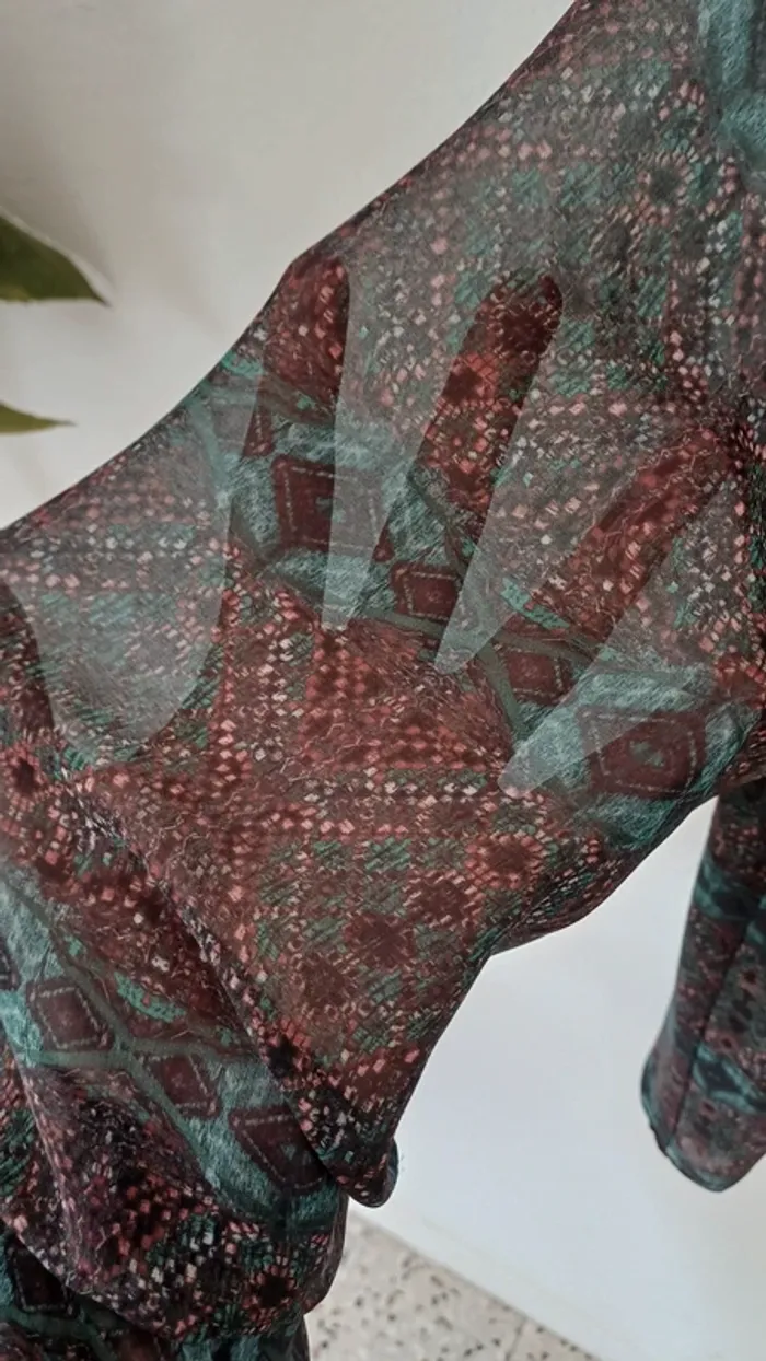 Blouse transparente Zara - photo numéro 3