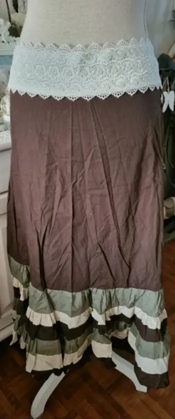 Jolie jupe longue 3 couleurs Taille XL