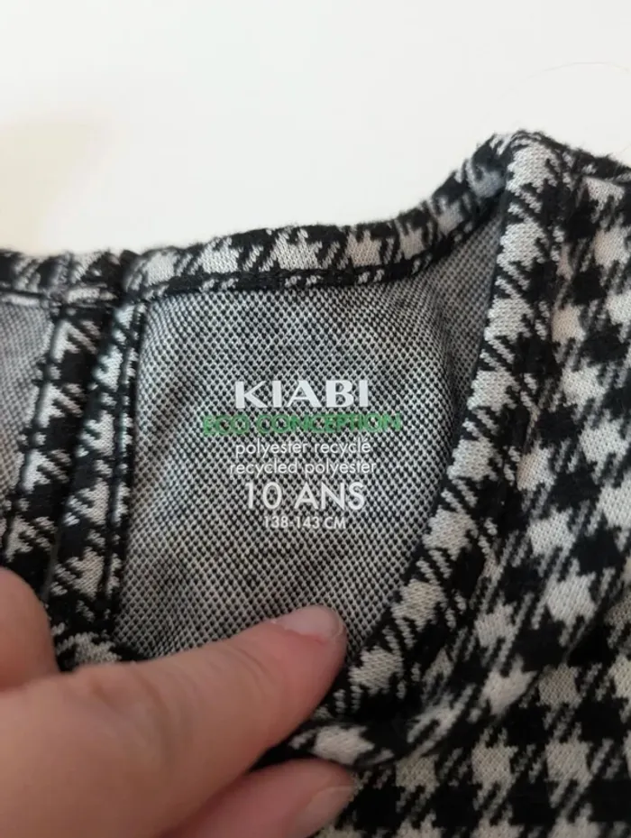 🖤 Robe à carreaux Kiabi – 10 ans - photo numéro 2