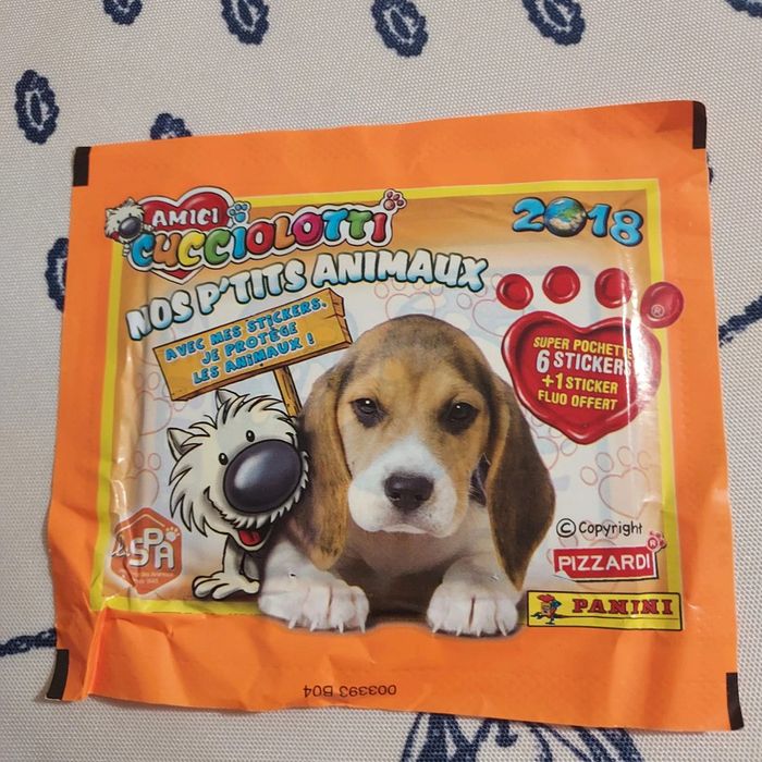 Lot de 25 stickers nos P'tis animaux 2018 - photo numéro 4