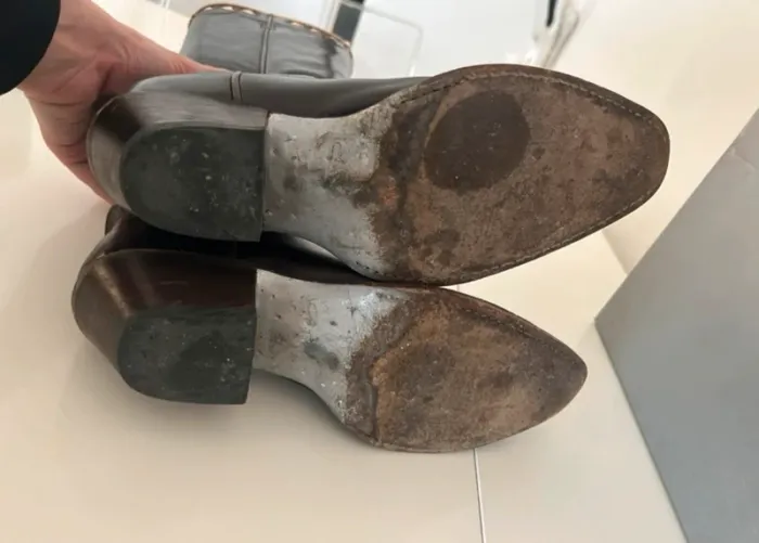 Rodolph menudier bottines bottes santiags en cuir pointure 38 - photo numéro 11