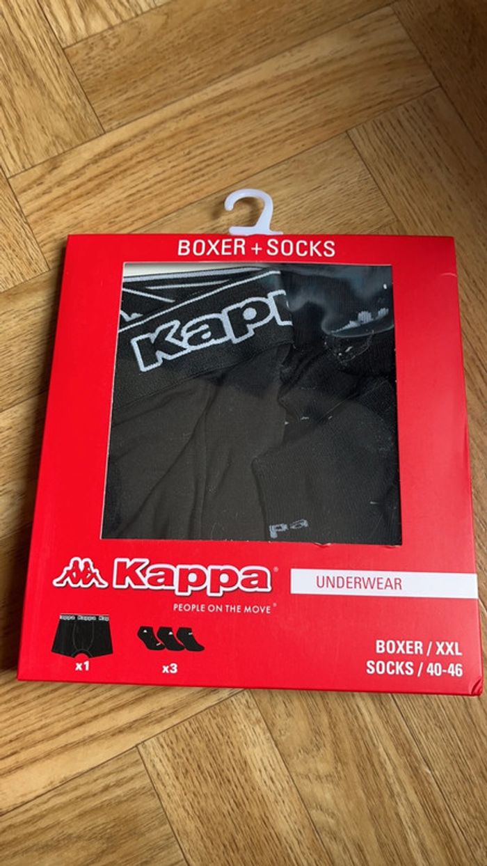 Coffret boxer et chaussettes homme xxl kappa
