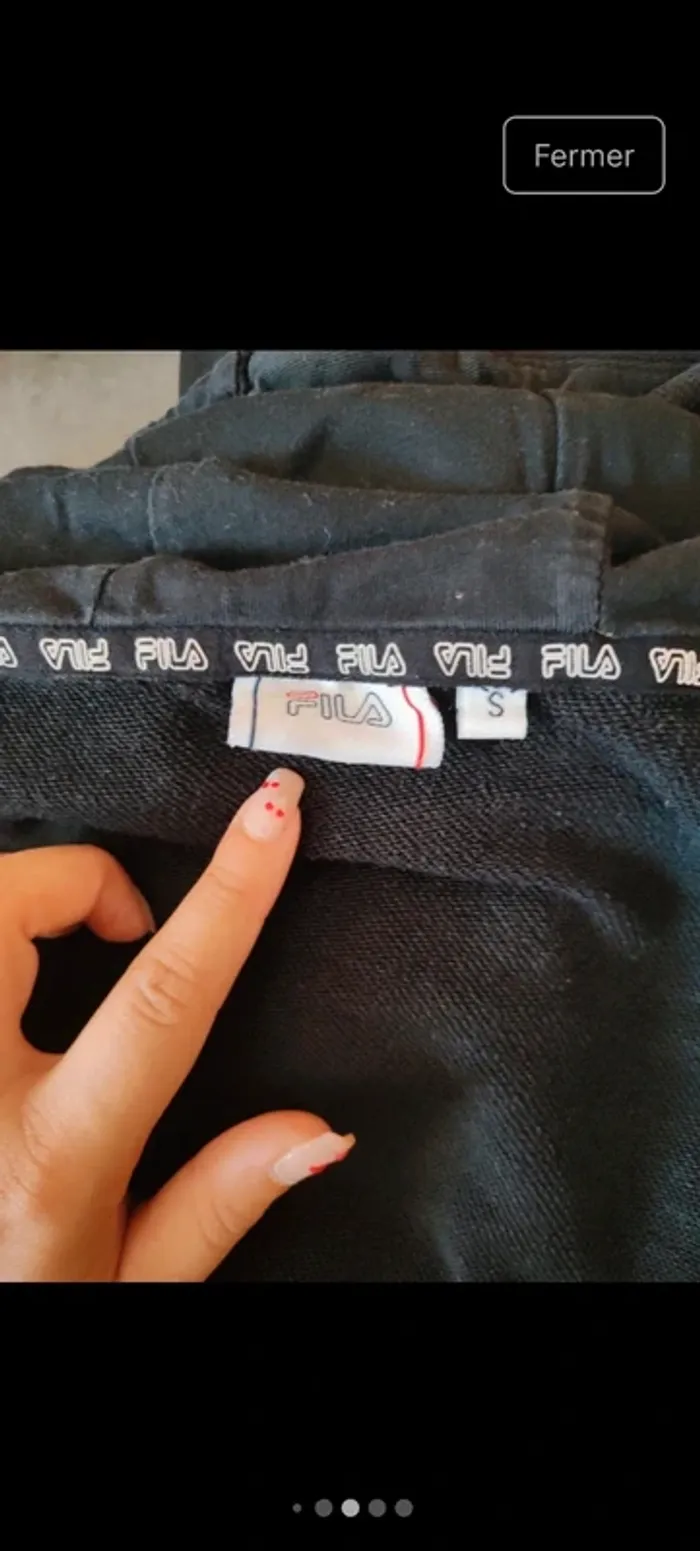 Veste fila taille s excellent état - photo numéro 5