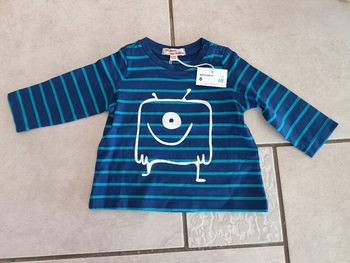 Tee shirt du pareil au même dpam 6 mois neuf