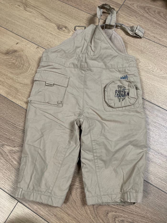 Salopette doublée polaire beige - photo numéro 2