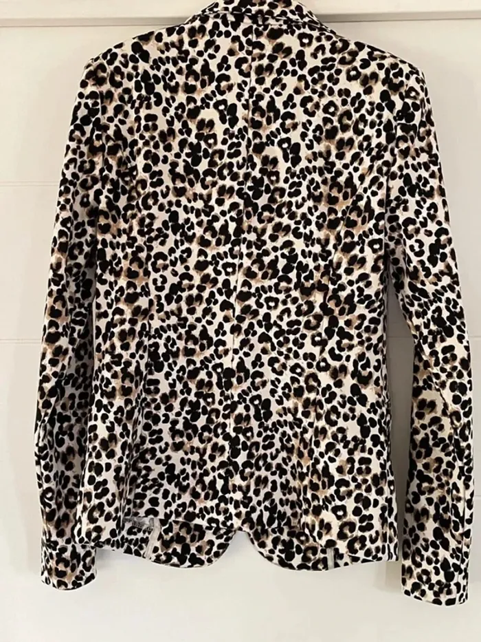 Blazer imprimé panthère Ichi comme neuf M - photo numéro 3