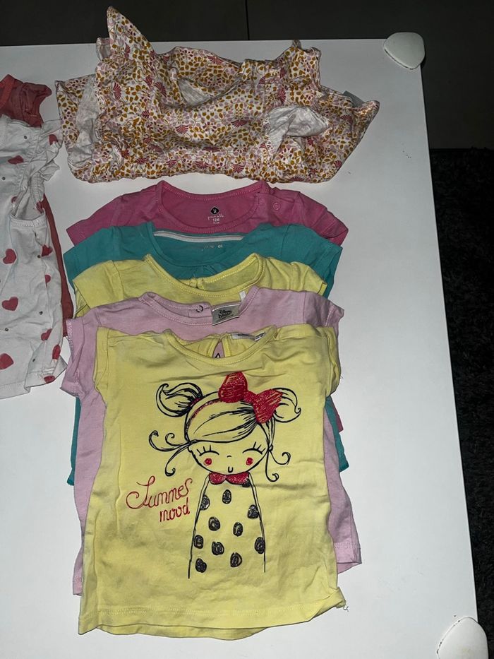 Lot tee shirt - 12 mois - photo numéro 10