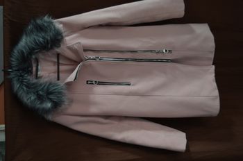 Manteau avec col fourrure