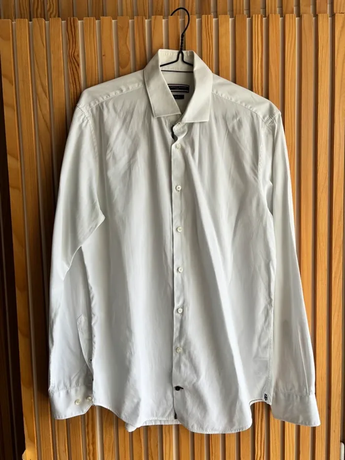 Chemise Tommy H blanc