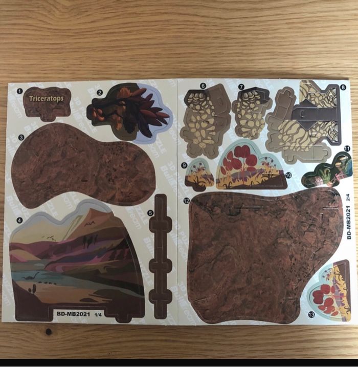 Lot 2 puzzles 3D dinosaures - photo numéro 5