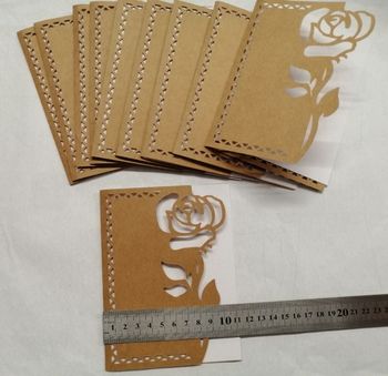 Lots cartes avec dessin rose