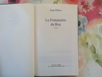 LA FONTAINIERE DU ROY de Jean DIWO Ed. France Loisirs