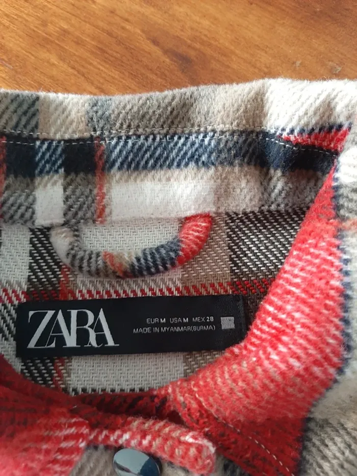Veste surchemise zara - photo numéro 2