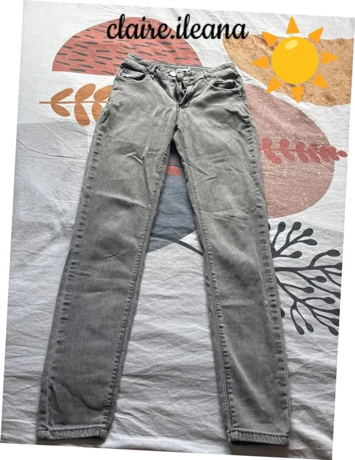 🛑Jeans gris🛑 T38