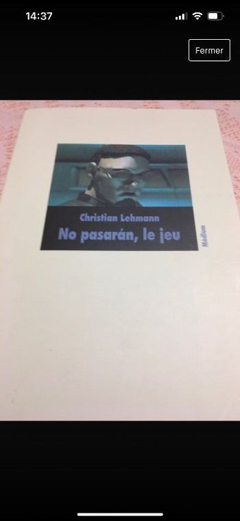 Livre « No pasaran le jeu »