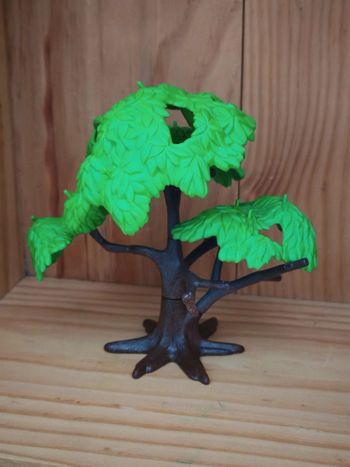 Playmobil végétation arbre avec feuillage