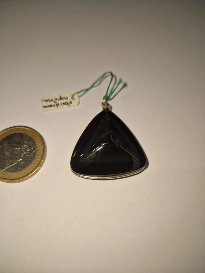 Pendentif obsidienne arc en ciel suprême oeil - photo numéro 7
