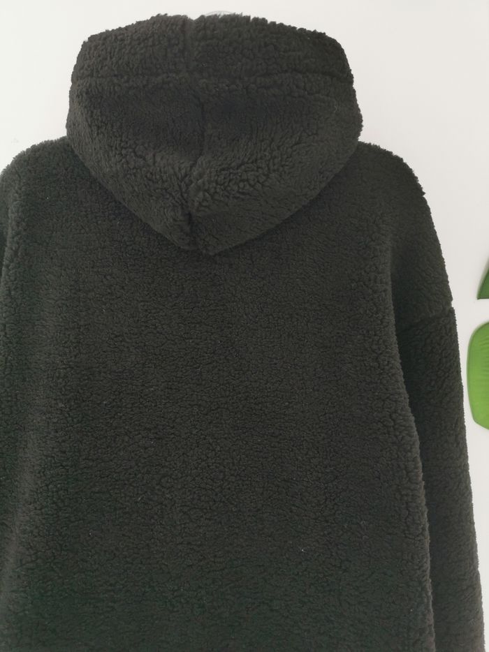Sweat à capuche noir en peluche Los Angeles Taille M - photo numéro 8
