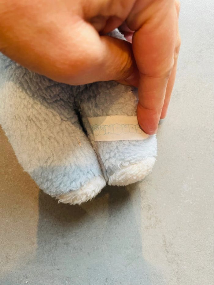 Lot peluche ancienne nounours et grelot - photo numéro 11