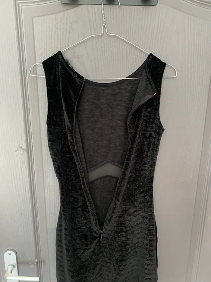 Robe velour noir Top Secret Woman - Taille 34 - photo numéro 6