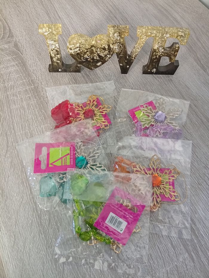 Lot de 5 décos spécial Noël pour sapin où autres - photo numéro 8