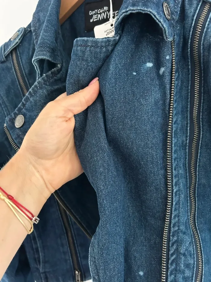 Veste en jeans taille S - photo numéro 3