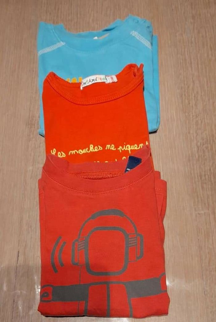 Lot de 3 t-shirts garçon 86