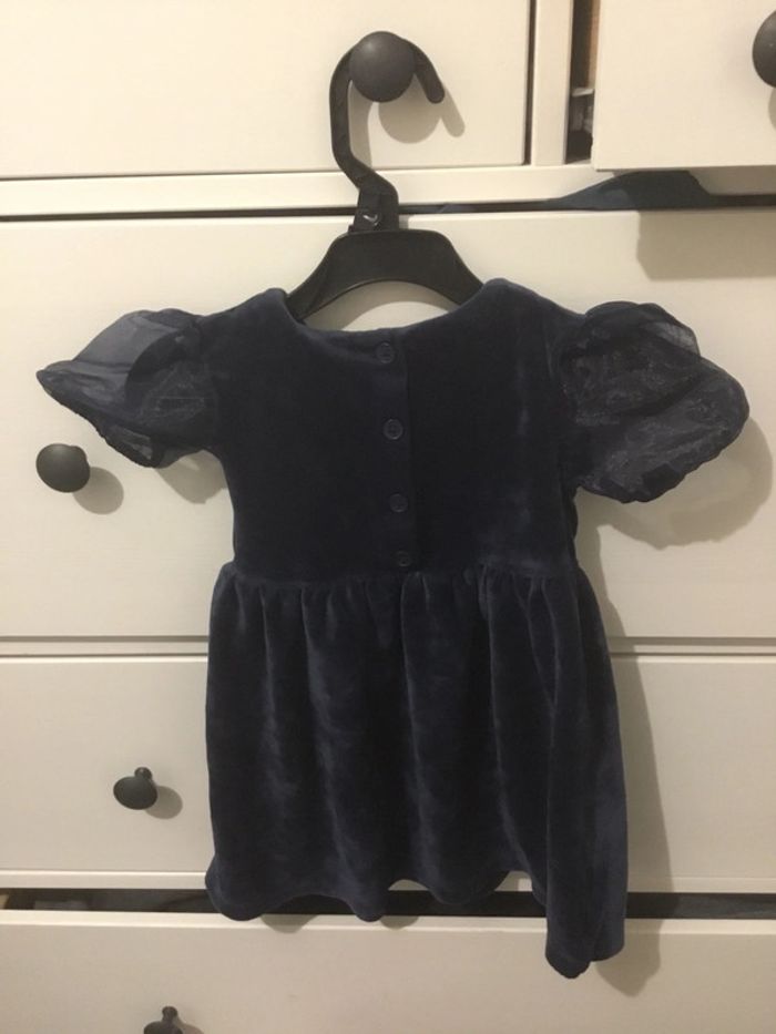 Robe velours bleue - photo numéro 3