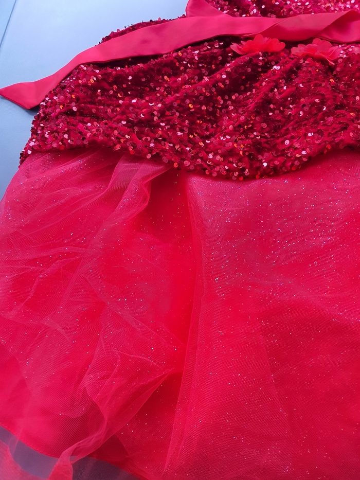 Robe rouge fille - photo numéro 4